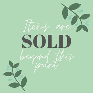 Sold Beyond This Point